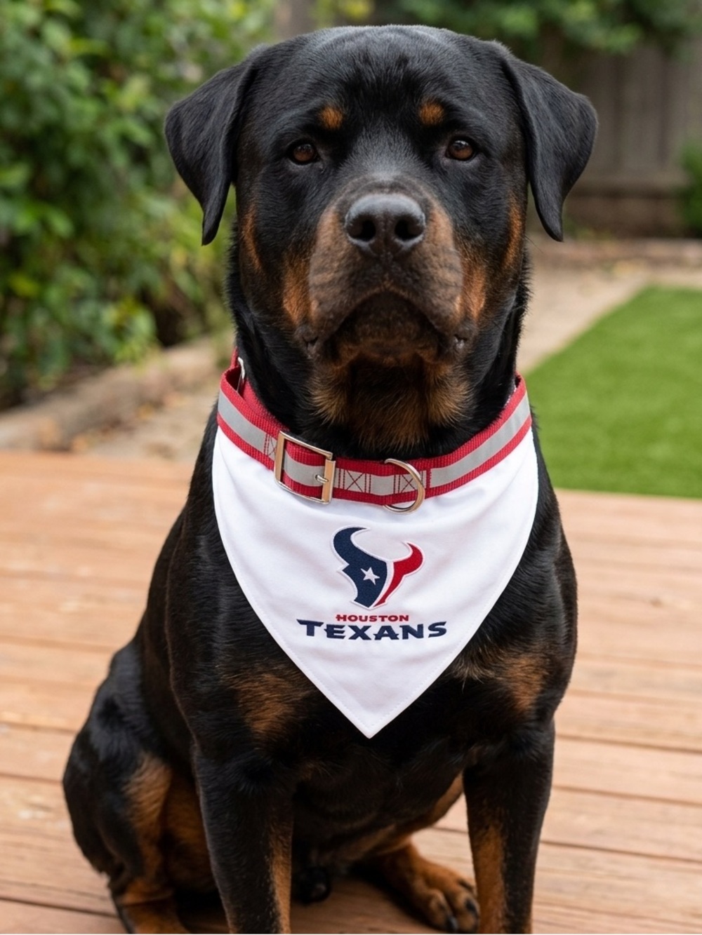 LMT: NFL Houston Texans Foam Finger Toy & Pet Bandana